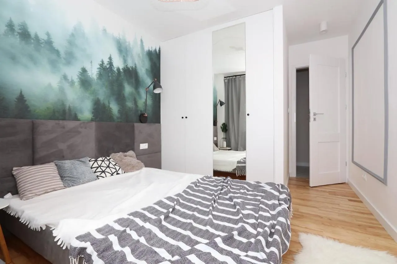 Privatunterkunft Romaszewskiego Zoliborz Bedroom Pokoj Metro Warschau